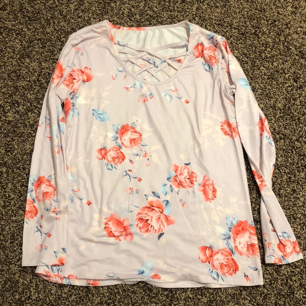 Women’s Floral Printed Long Sleeve